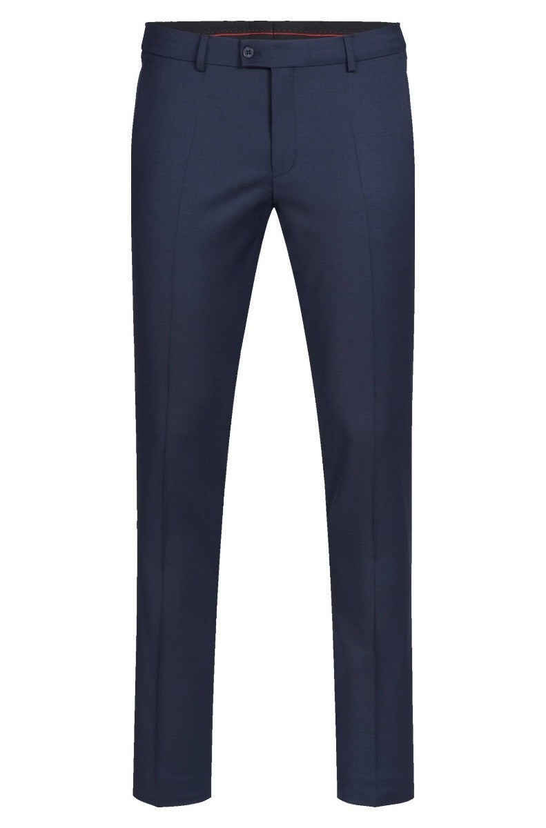 Greiff 1327 herenpantalon Modern Slim Fit marineblauw maat 54