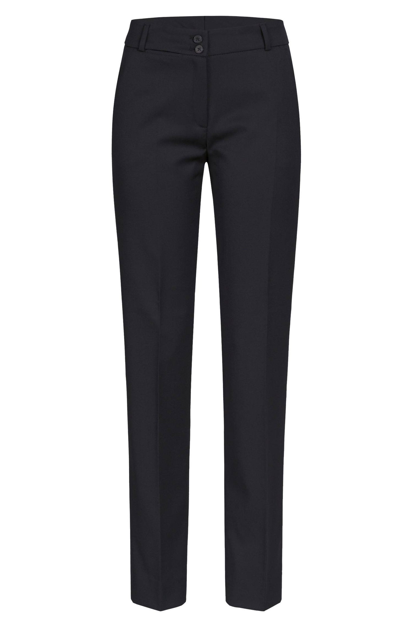 Greiff damespantalon Basic Slim Fit zwart maat 80 (lengte maat)