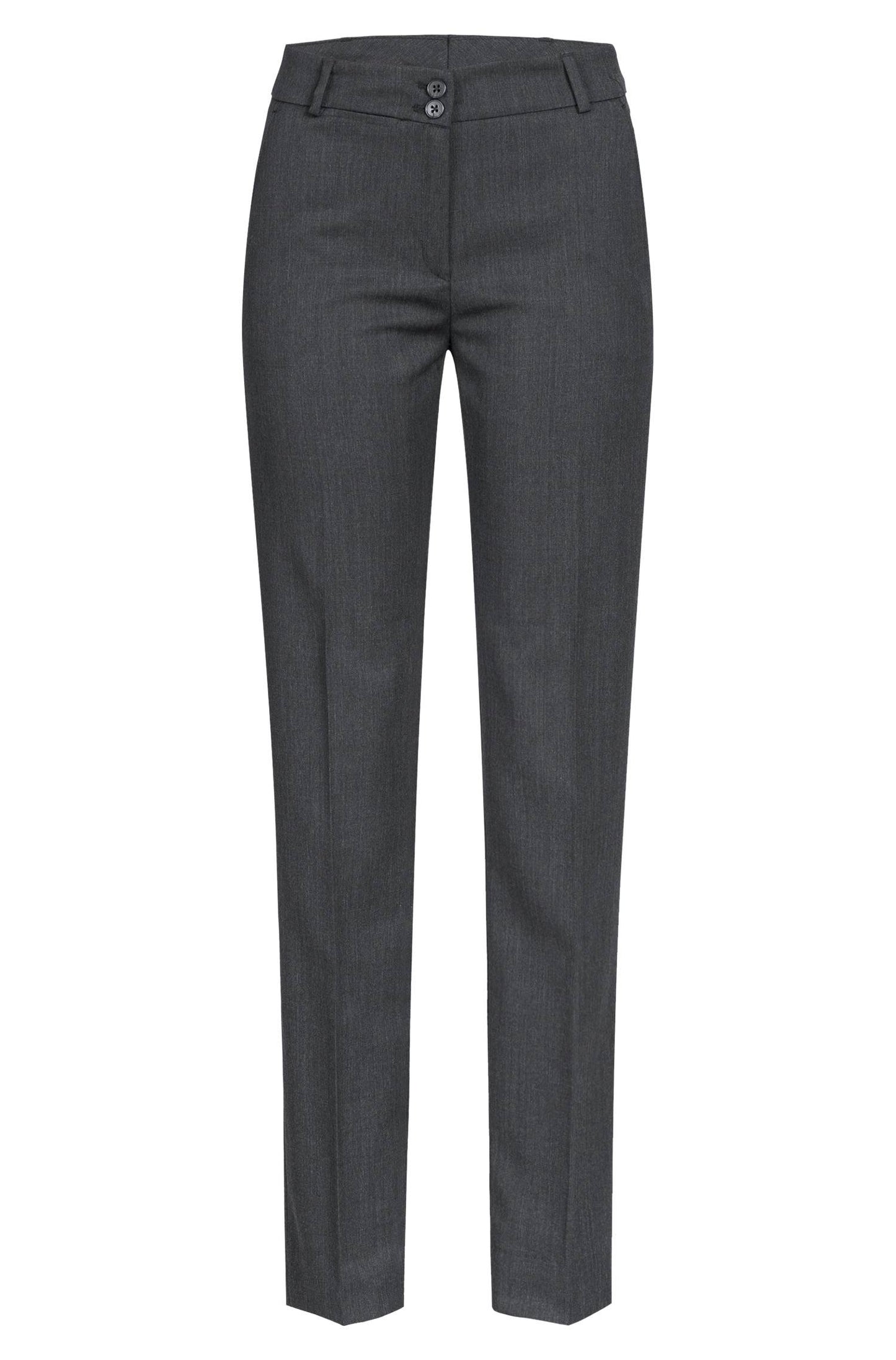 Greiff damespantalon Basic Slim Fit antraciet maat 36