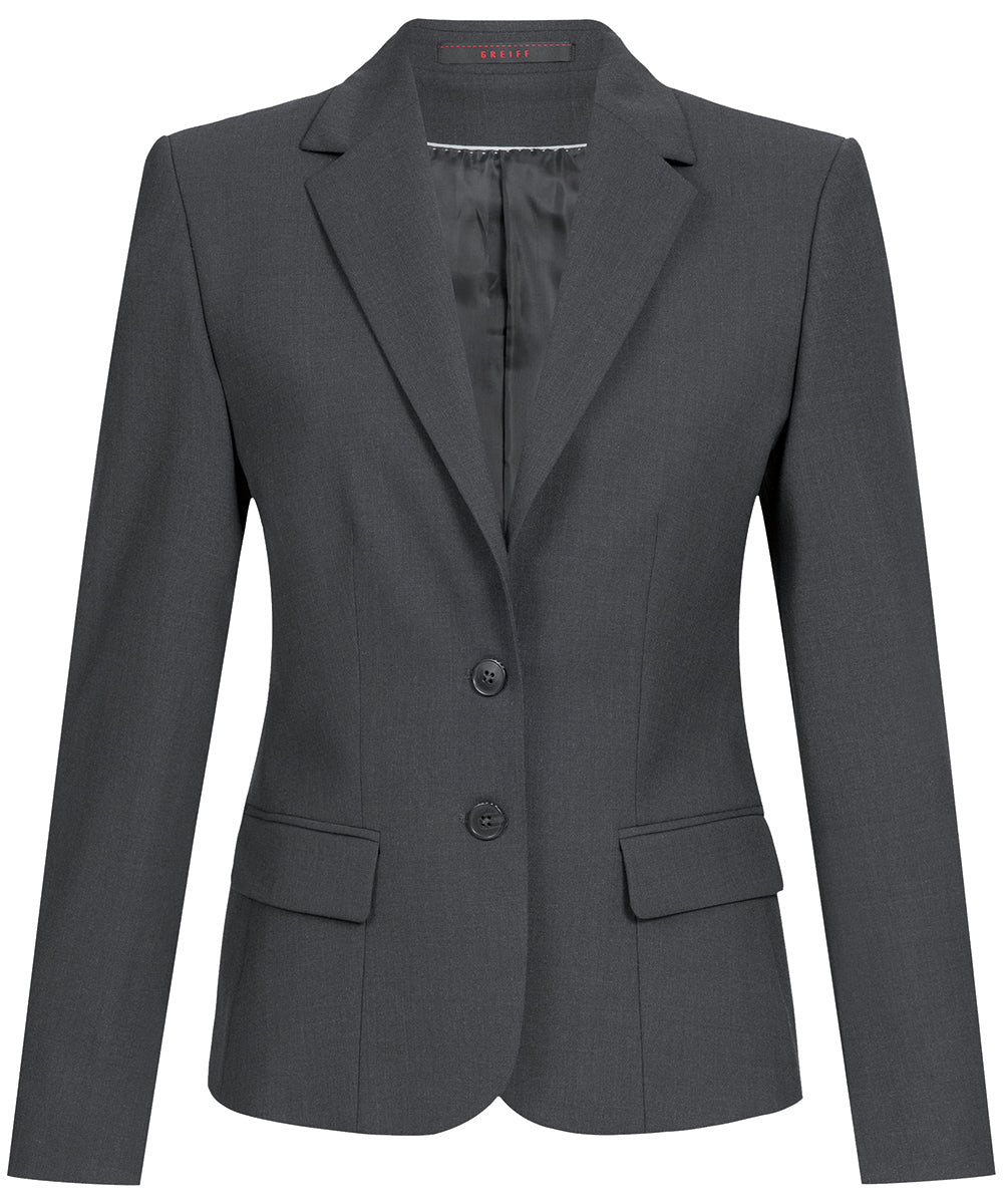 Greiff damesblazer CF Premium antraciet maten 34 en 48