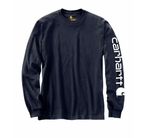 Carhartt T-shirt lange mouw navy maat L