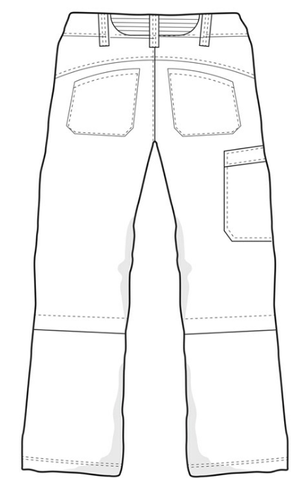 ID Identity 0956 dames afritsbroek zwart maat L