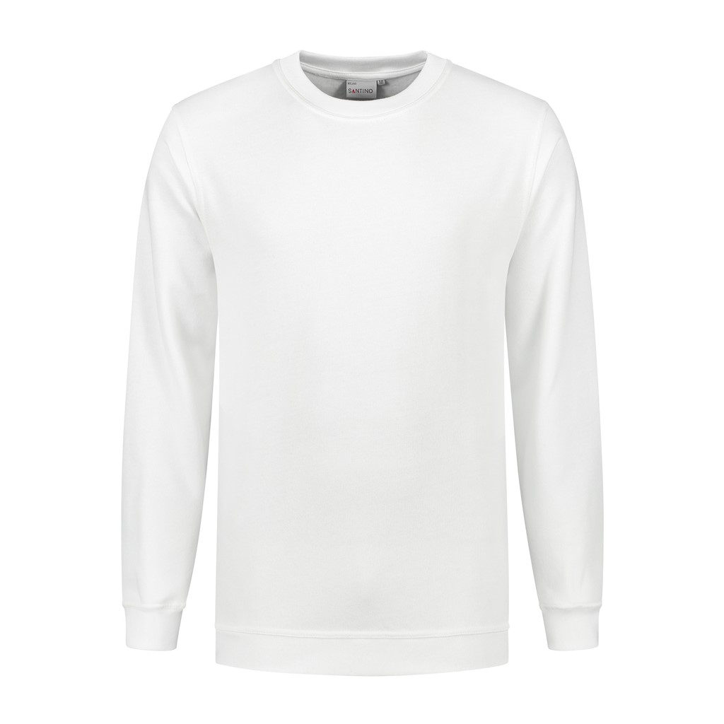 Santino sweatshirt uni-sex wit maat L