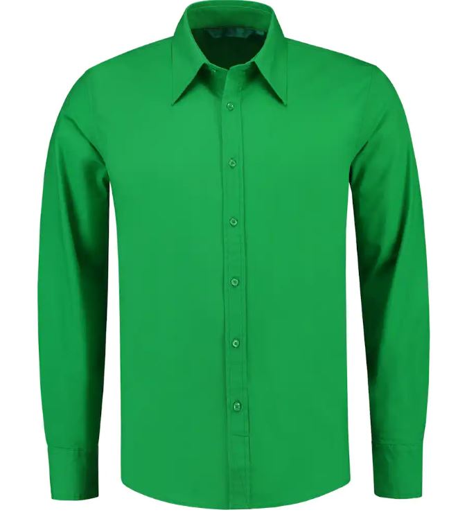 Lemon & Soda heren overhemd longsleeve groen maat L