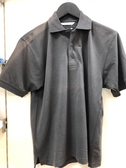 Kustom Kit heren polo antraciet maat XS en M met UV-schade