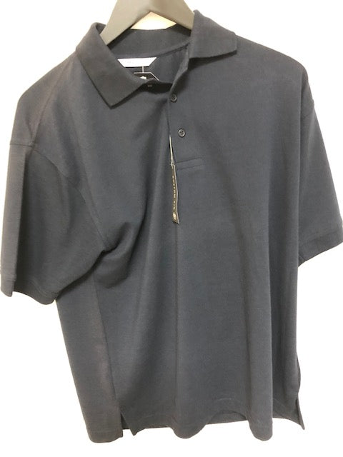 Kustom Kit heren polo marineblauw maat S met UV-schade