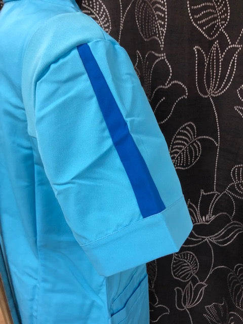 De Berkel dames jasje Lara azuurblauw maat XS t/m 2XL