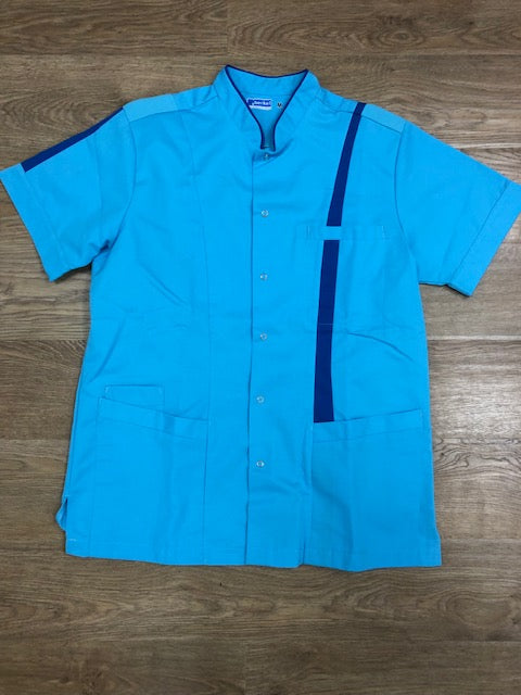 De Berkel heren jasje Lex azuurblauw maat M