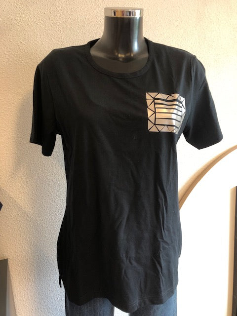ID Identity dames T-shirt zwart maat L