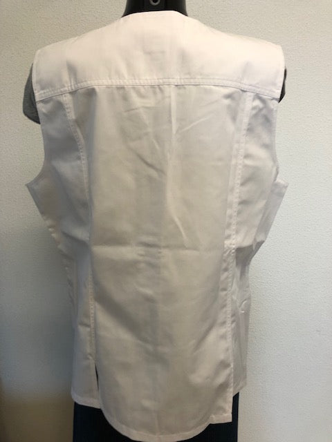 Haen dames bodywarmer/schort Romee wit maat L