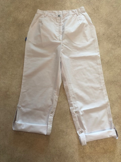 Essential dames broek Noor wit verstelbare lengte maat 36 en 38