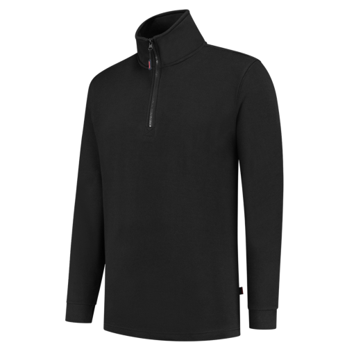 Tricorp heren sweater ritskraag zwart maat XL