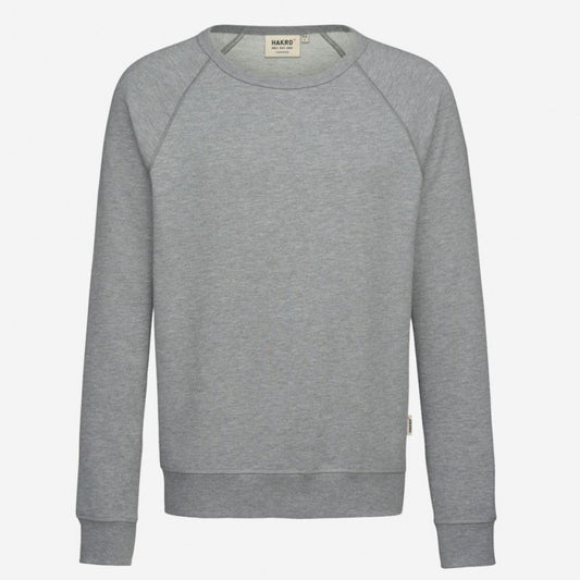 Hakro heren sweatshirt Raglan 607 grijs maat XL