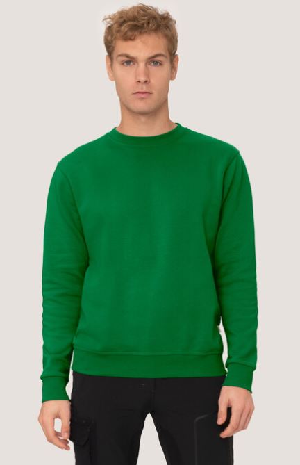 Hakro sweatshirt Premium kelly-groen maat L