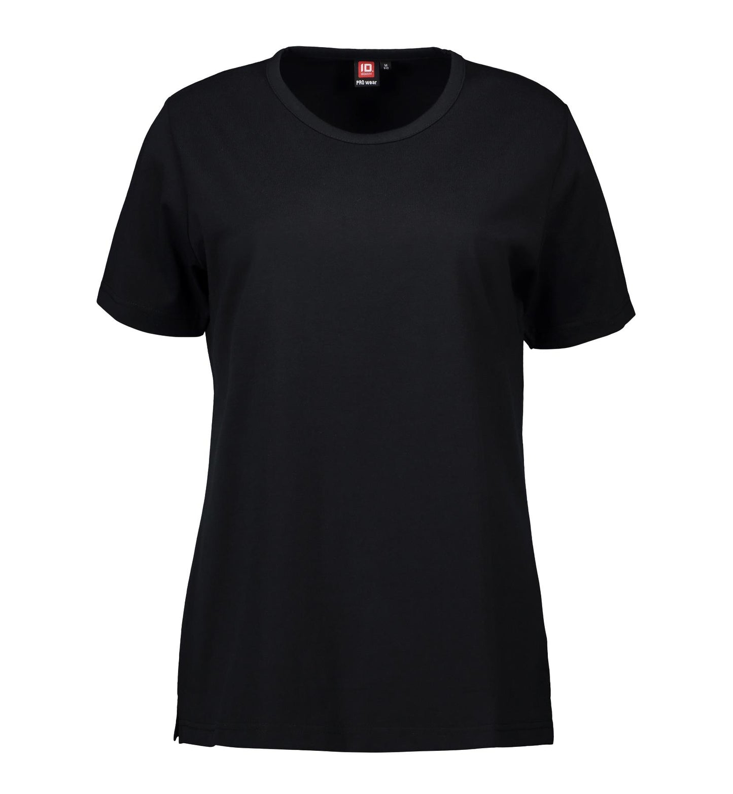 Dames T-shirt ID 312 zwart maat L, 2XL en 4XL
