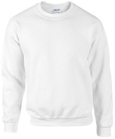 Gildan sweatshirt uni-sex wit maat 2XL en 3XL